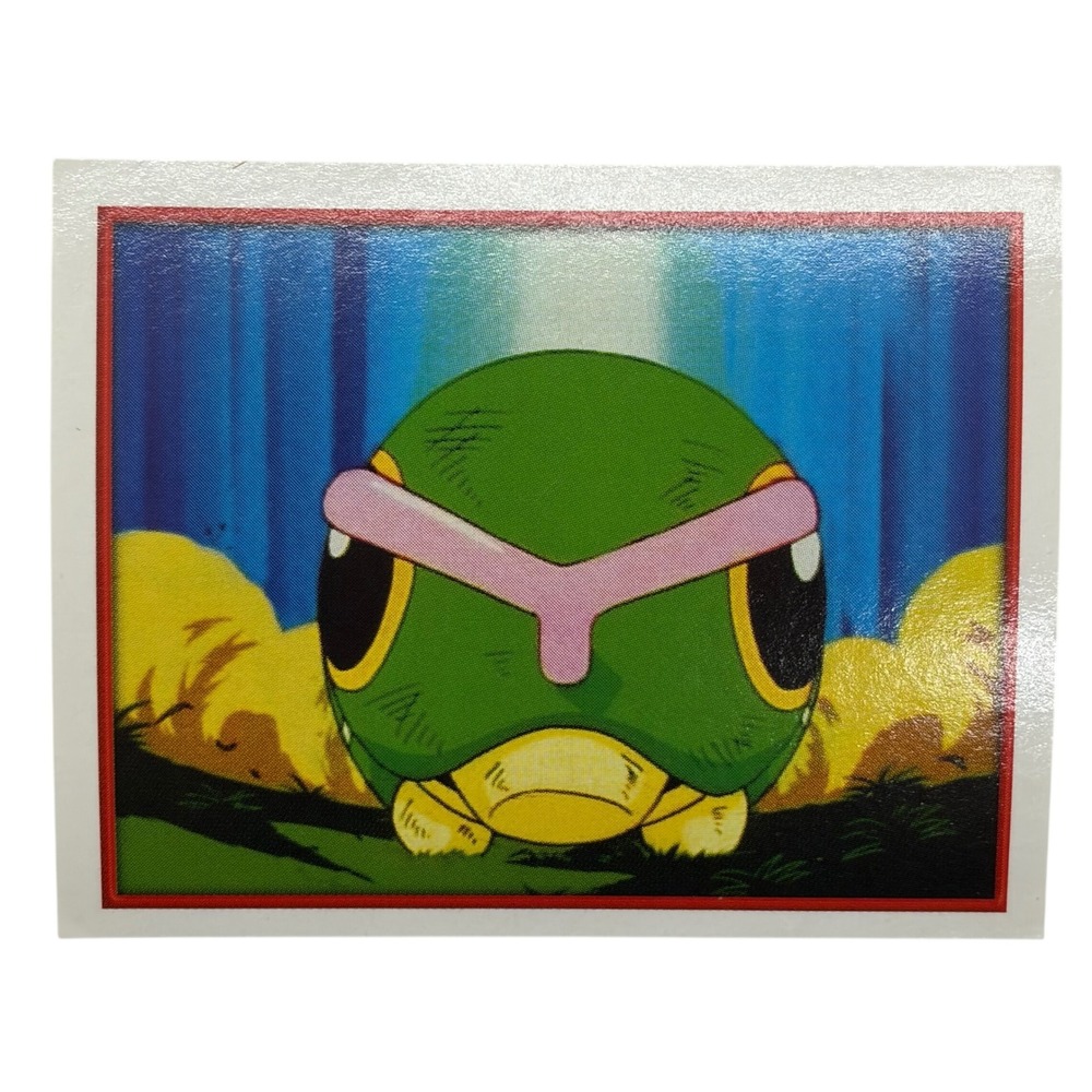 Pokemon Caterpie Merlin Sticker 2000 Merlin Collections #20 Nintendo Vintage